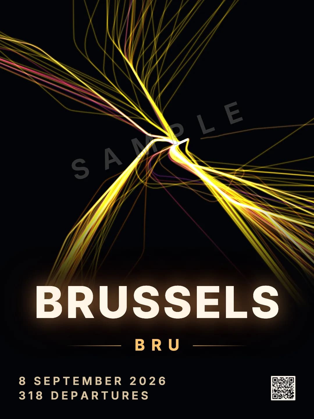 Brussels (BRU): every departure on 8 Sept 2026
