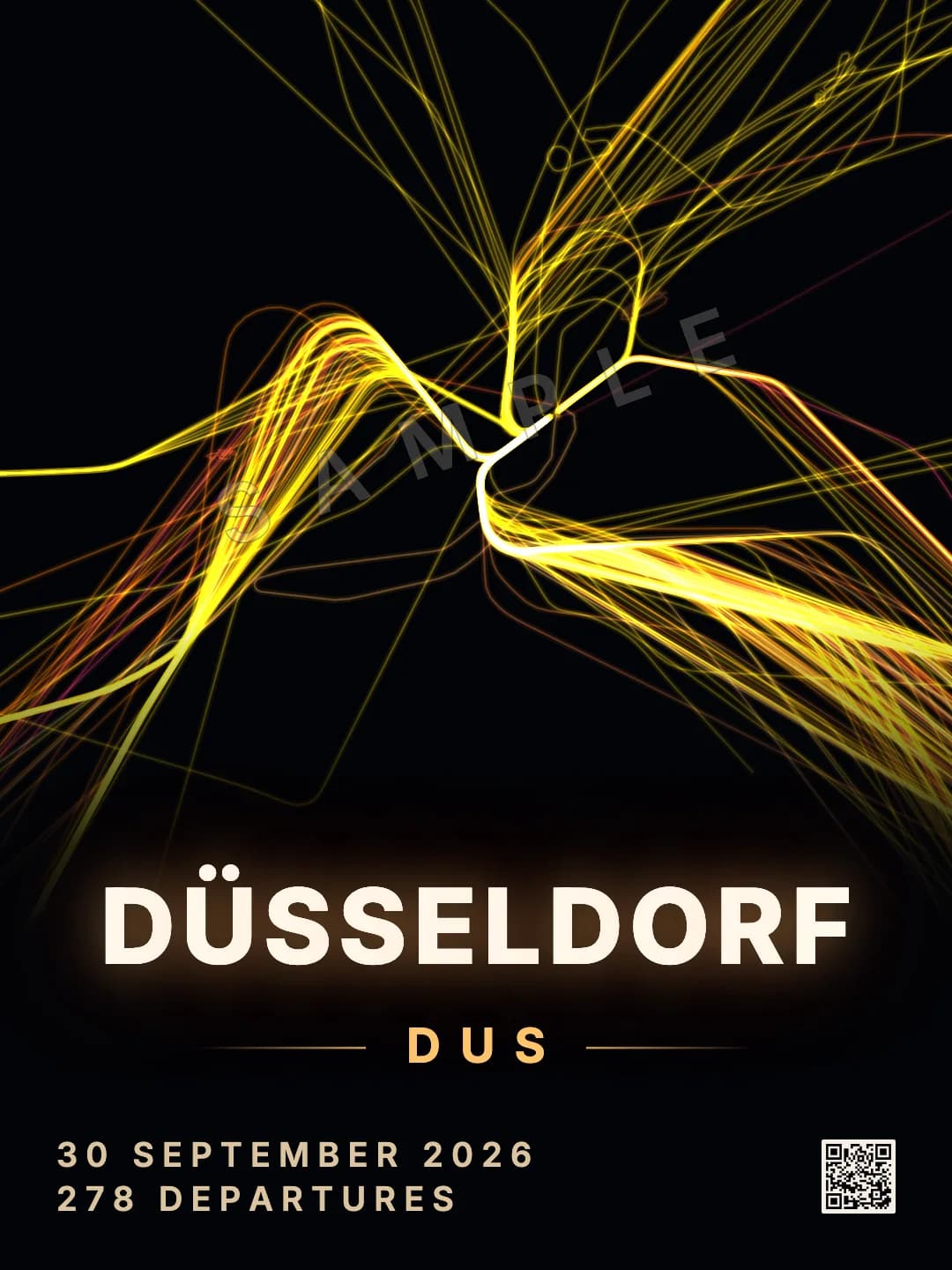 Düsseldorf (DUS): every departure on 30 Sept 2026