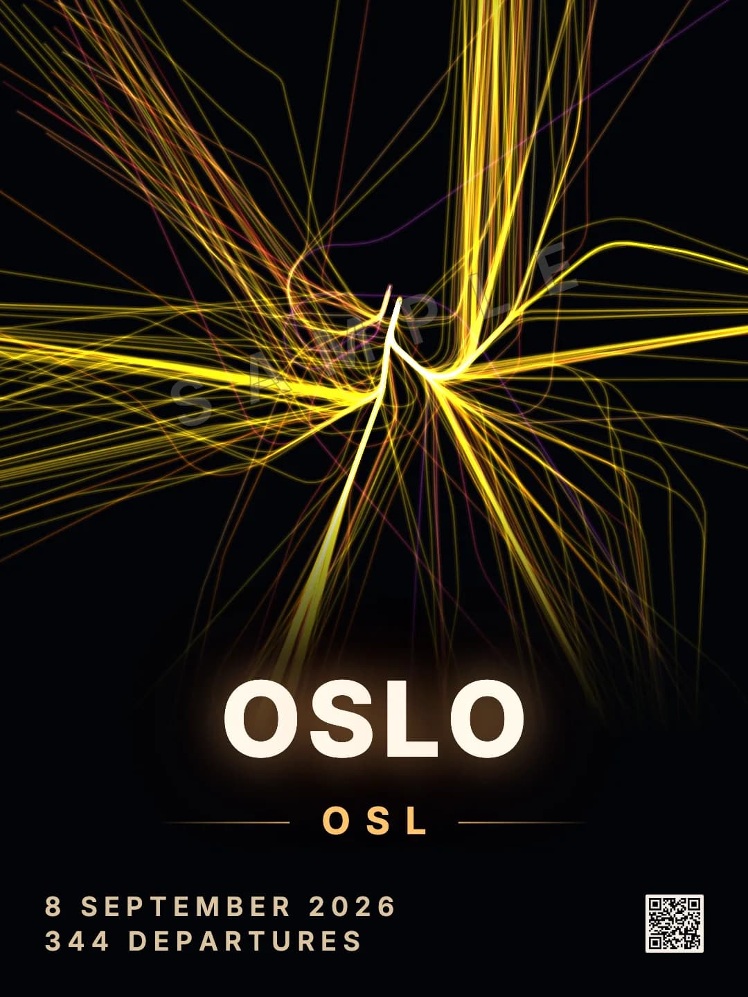 Oslo (OSL): every departure on 8 Sept 2026