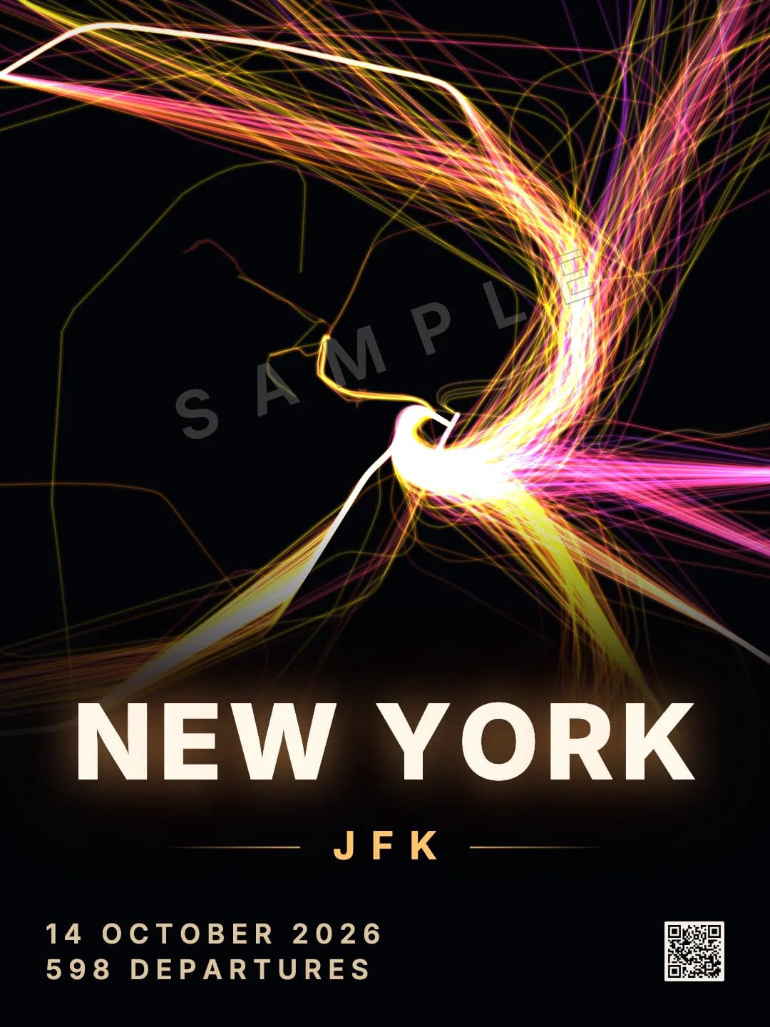 New York (JFK): every departure on 14 Oct 2026