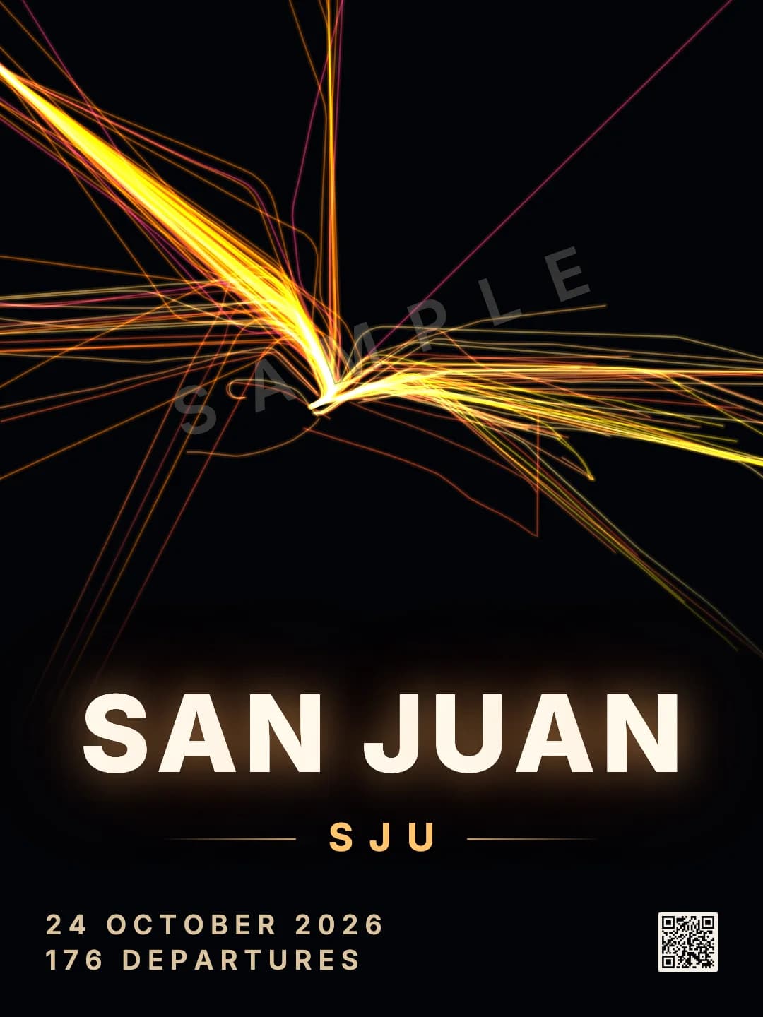 San Juan (SJU): every departure on 24 Oct 2026