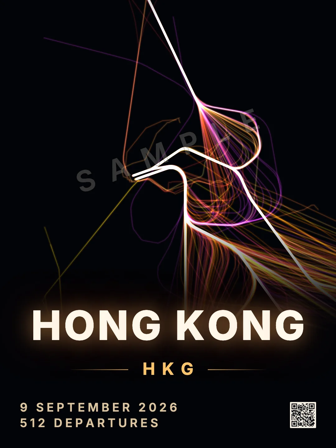 Hong Kong (HKG): every departure on 9 Sept 2026