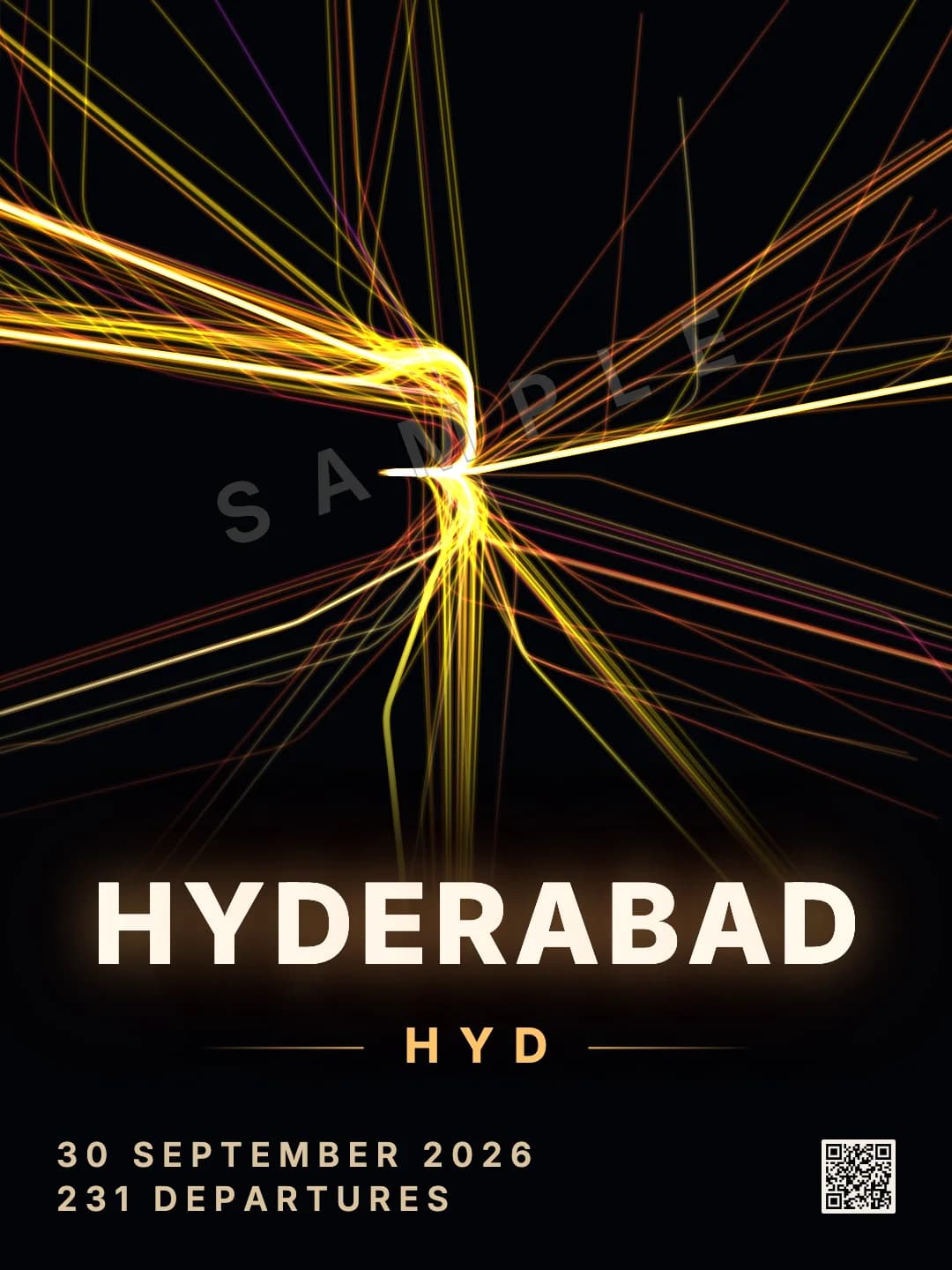 Hyderabad (HYD): every departure on 30 Sept 2026