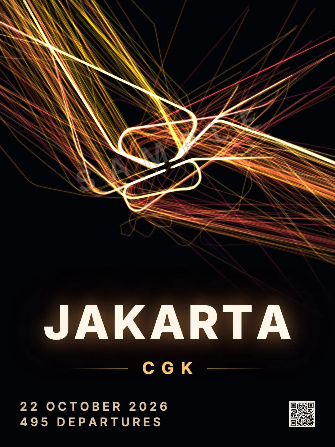 Jakarta (CGK): every departure on 22 Oct 2026